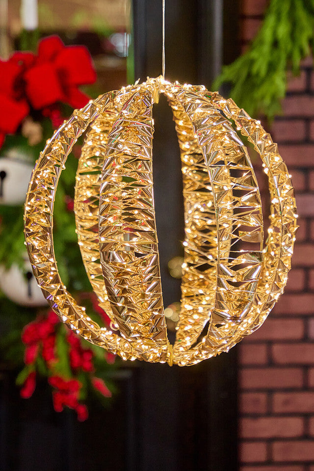 LED Hanging Ornament 1.3 Foot 600 Lights Christmas Decoration