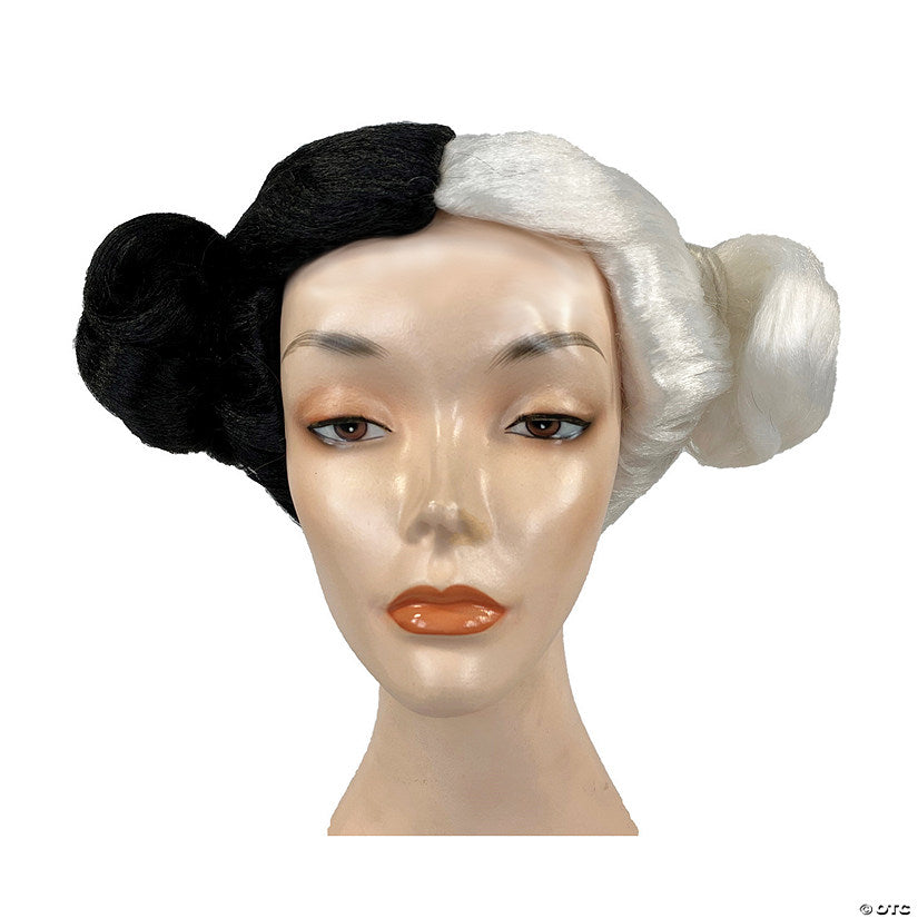 1 Piece(s): Pigtail Combo Bk/Wt B1060Y Version 2 | USA Decoration®