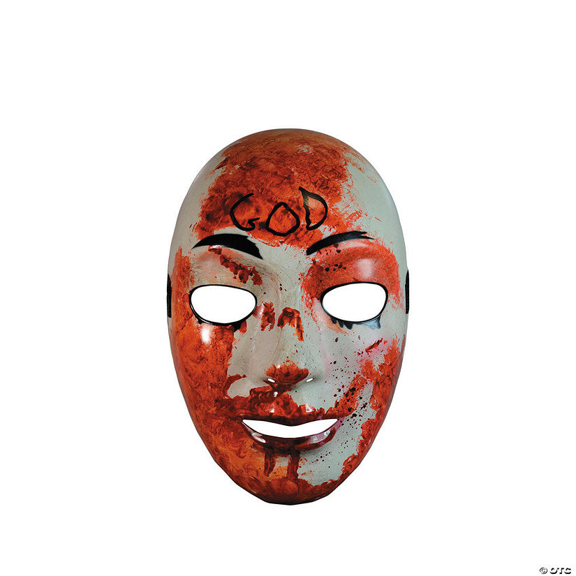Adults The Purge™ Bloody God Plastic Mask - One Size | USA Decoration®