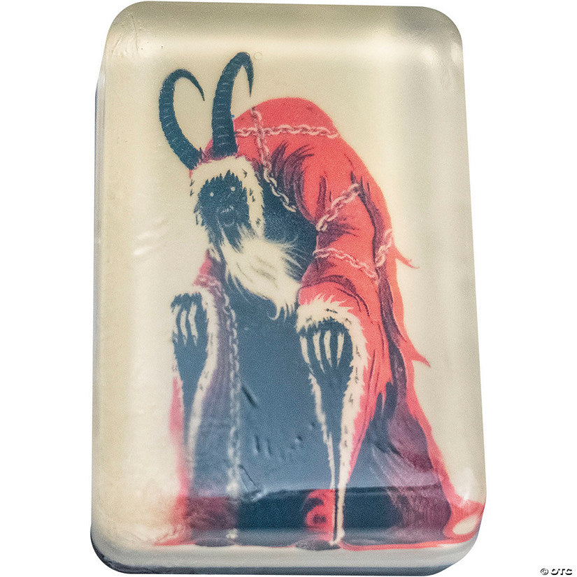 4.5 oz. Krampus™ Krampus Image Soap Bar with Peppermint Pine Scent | USA Decoration®