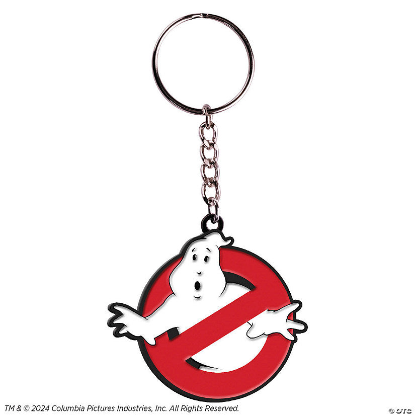 2" Ghostbusters™ No Ghost Symbol Full-Color Metal Keychain | USA Decoration®