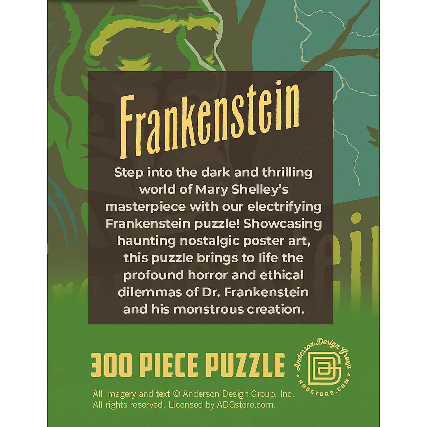 MasterPieces Frankenstein 300 Piece Jigsaw Puzzle for Adults | USA Decoration®