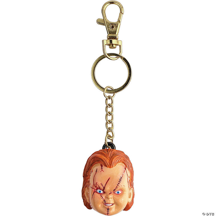 Seed Of Chucky™ Chucky Head Full-Color Keychain | USA Decoration®