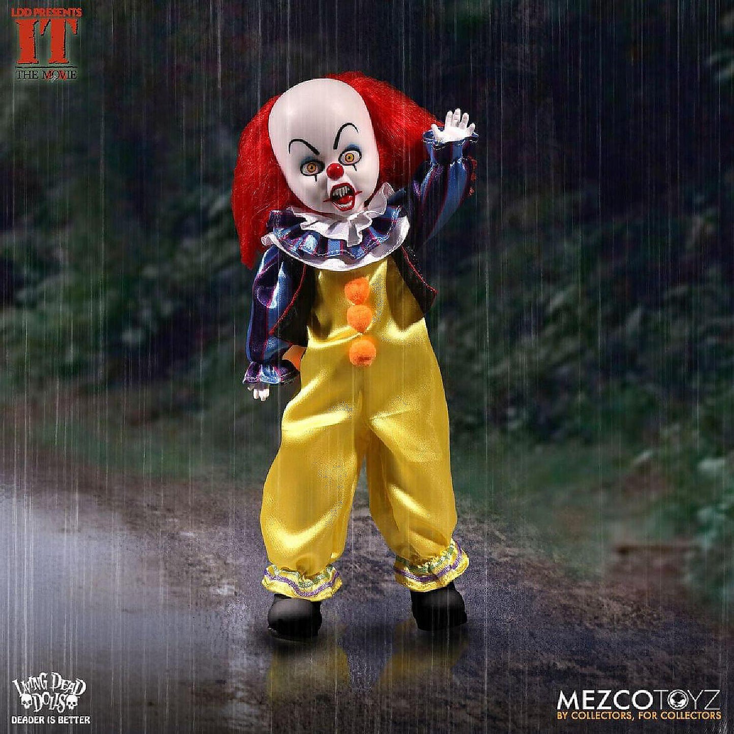 Mezco Toyz Living Dead Dolls IT 1990 Pennywise Collectible Doll | USA Decoration®