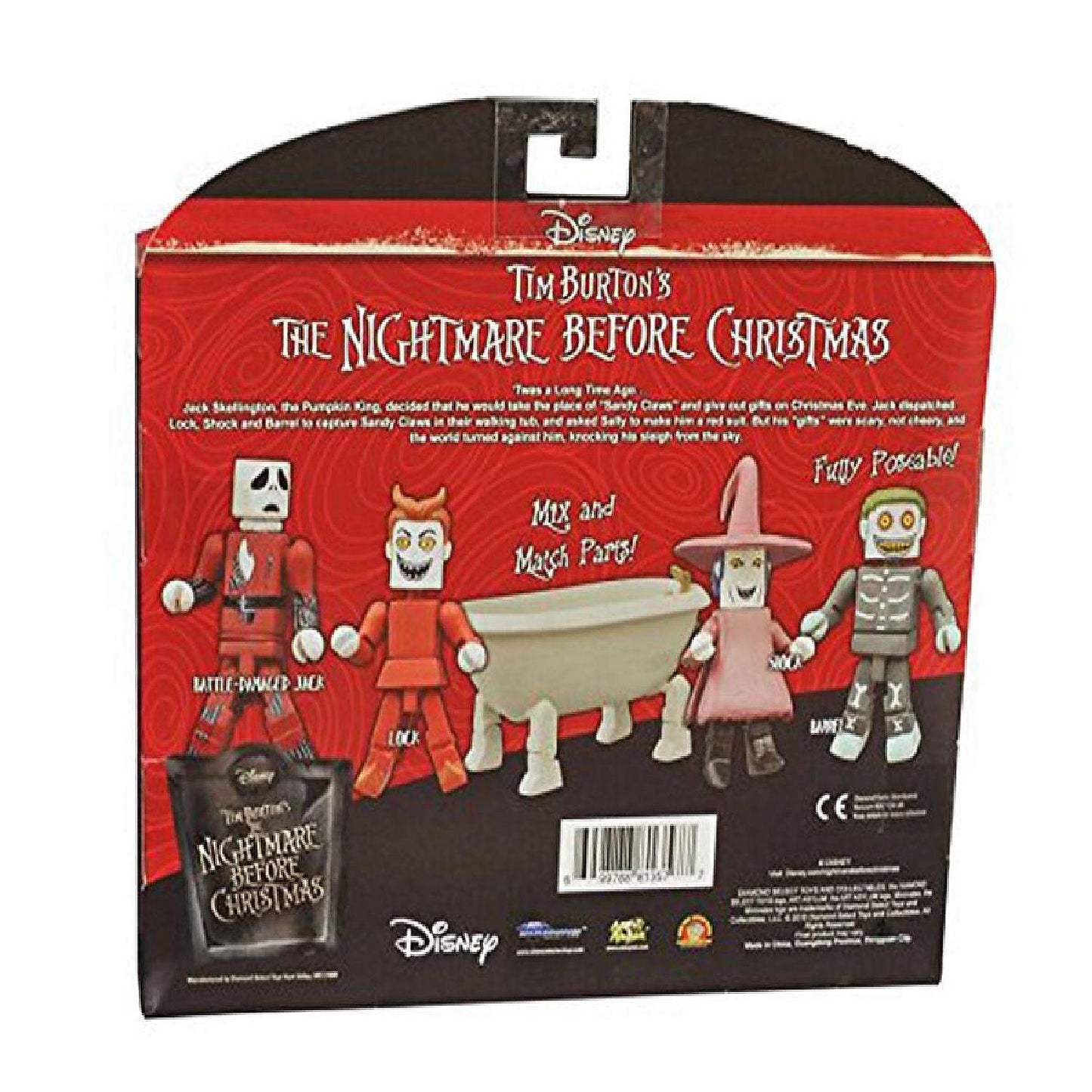 Minimate Nightmare Before Christmas NYCC 2015 Exclusive Action Figure Set | USA Decoration®
