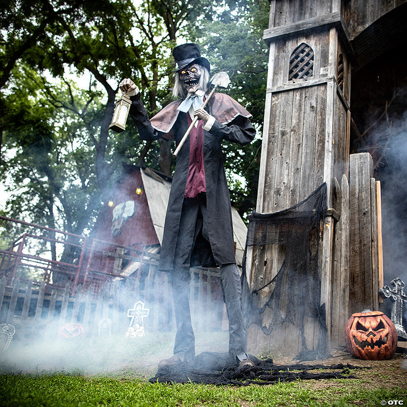 8 Ft. 5" Animated Towering Graveyard Host Halloween Decoration | USA Decoration®