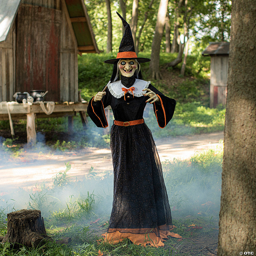 7' Animated Whimsical Witch | USA Decoration®