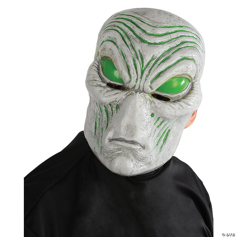 1 Piece(s): Adults Light-Up Gray Alien Mask | USA Decoration®
