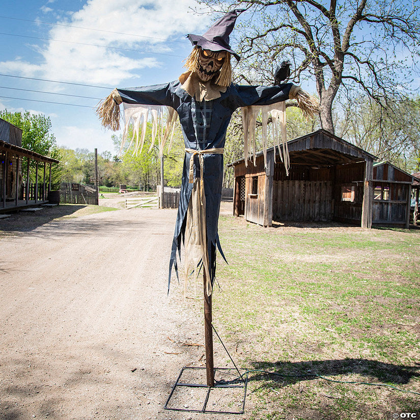 96" Staked Scarecrow Animated Halloween Prop | USA Decoration®