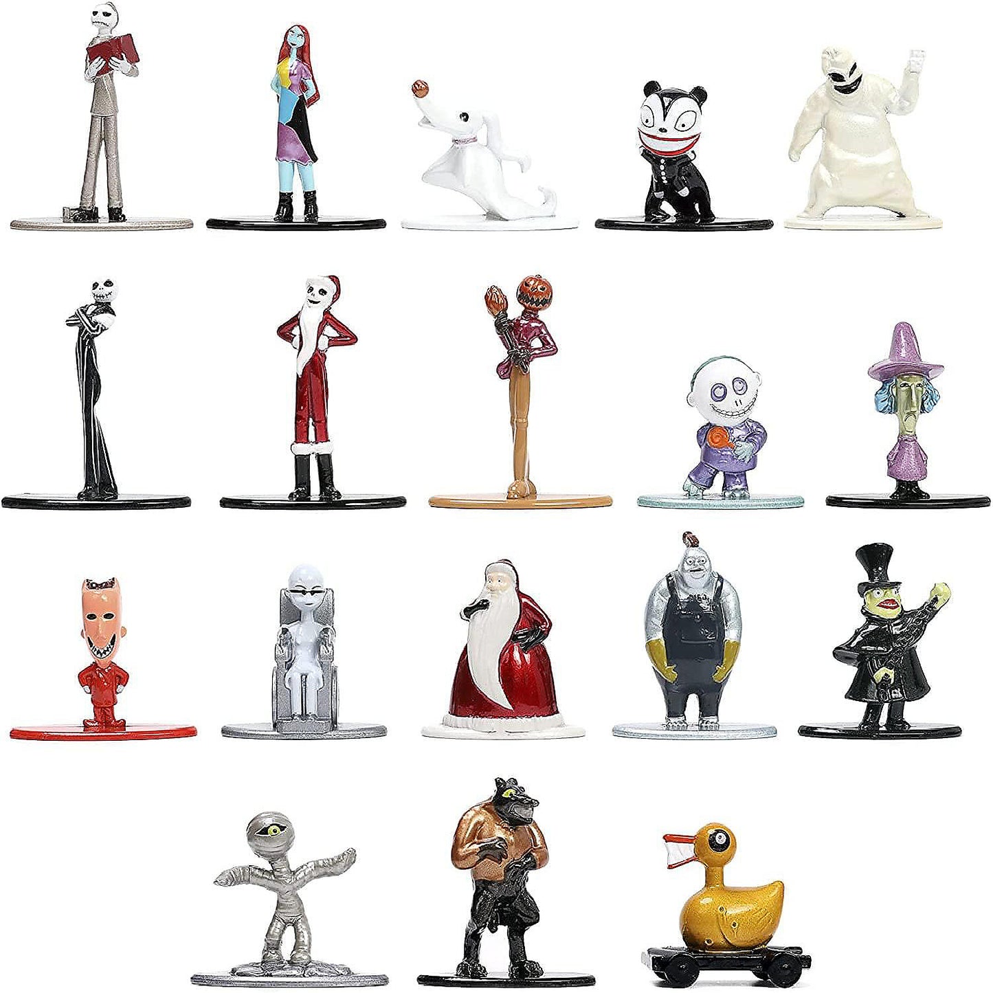 Nightmare Before Christmas Nano Metalfigs 18 Pack 1.65 Inch Die-Cast Figures | USA Decoration®