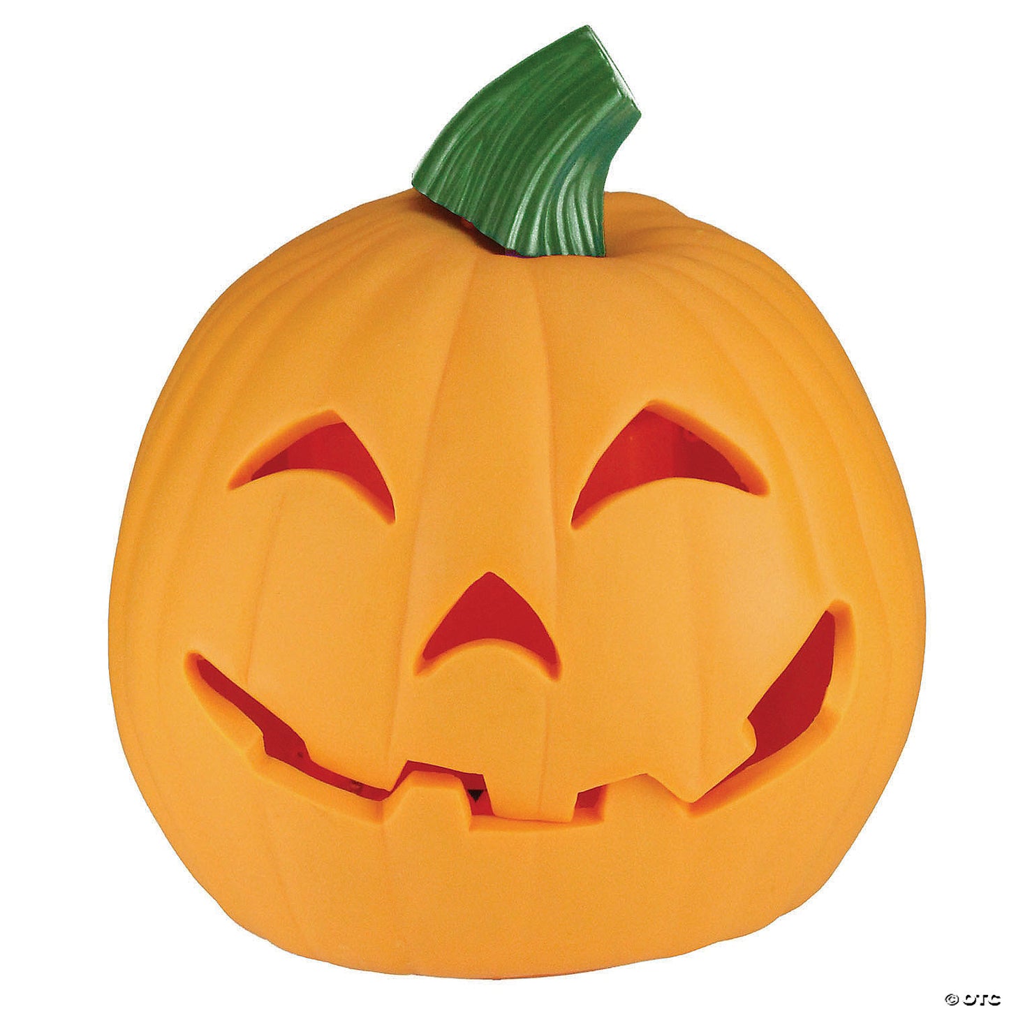 Northlight 9.75" Orange and Green Animated Double-Sided Pumpkin Halloween Decor | USA Decoration®