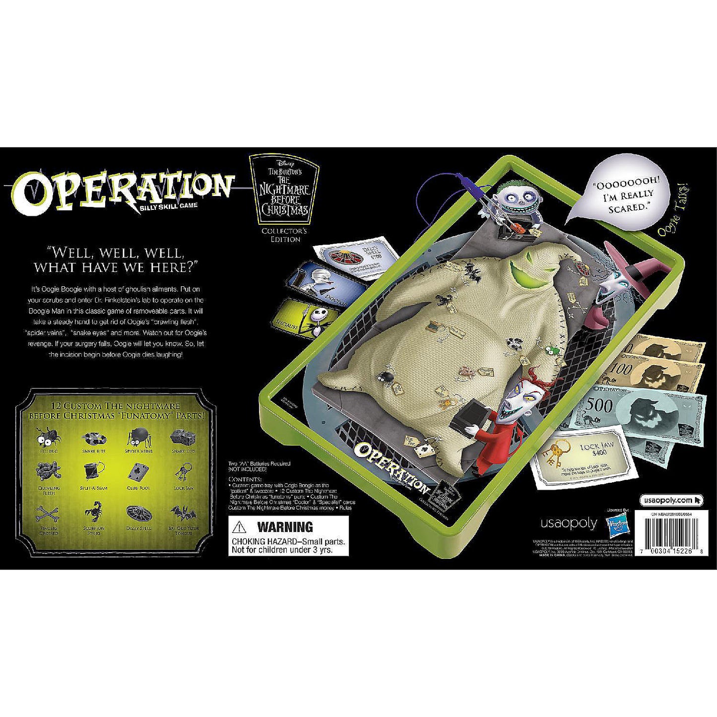 Nightmare Before Christmas - Silly Collectible Skill Game, Ages 6+ | USA Decoration®
