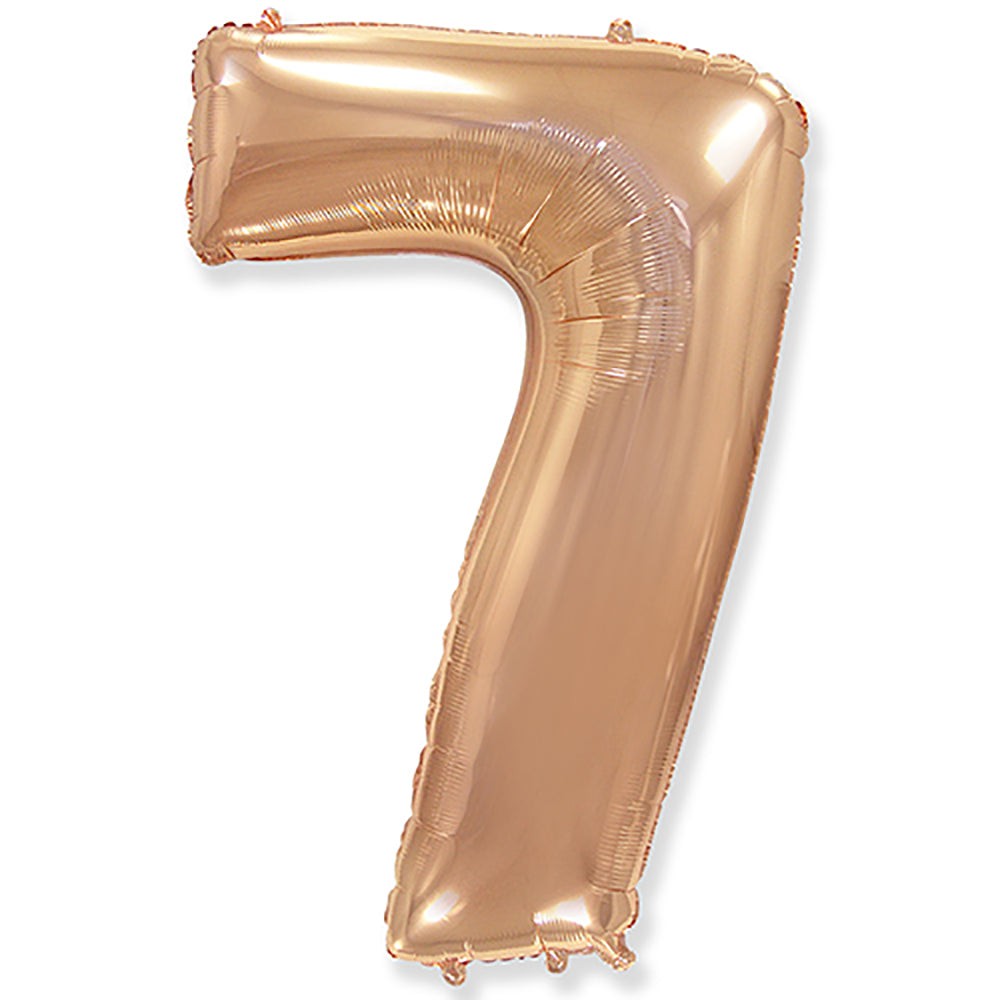 42 inch NUMBER 7 - ROSE GOLD | USA Decoration®