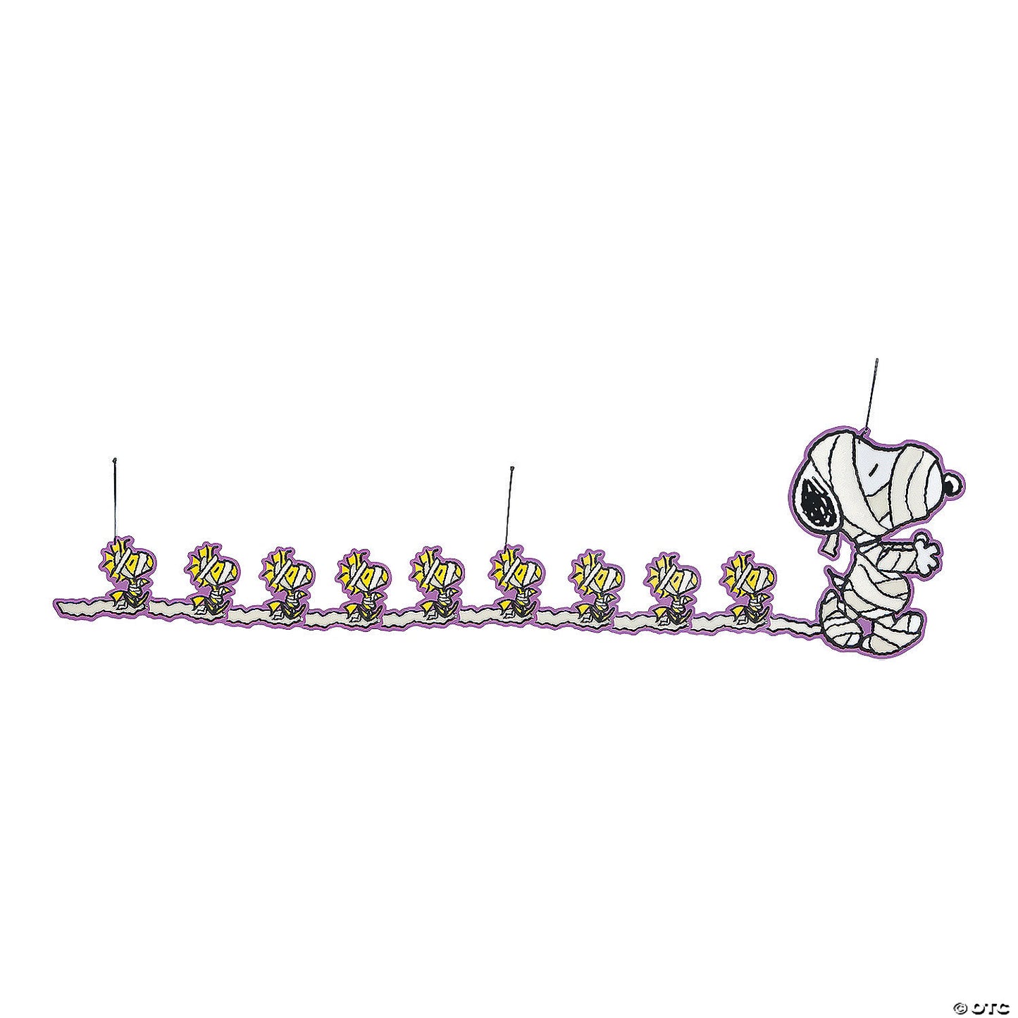 Peanuts® Snoopy Woodstock Garland Halloween Décor | USA Decoration®