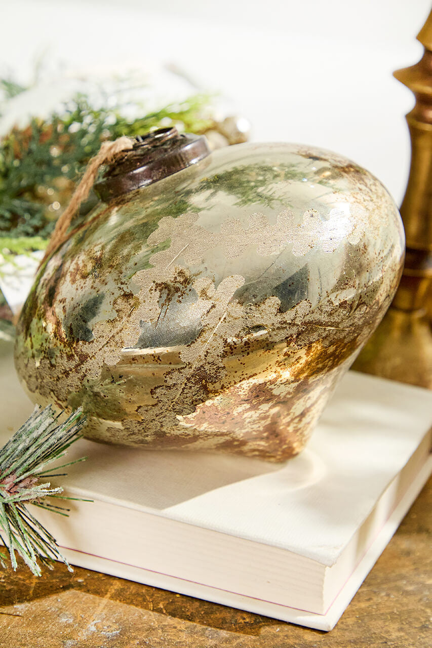 5" Notre Dame Glass Onion Ornament Elegant Handcrafted Holiday Decoration