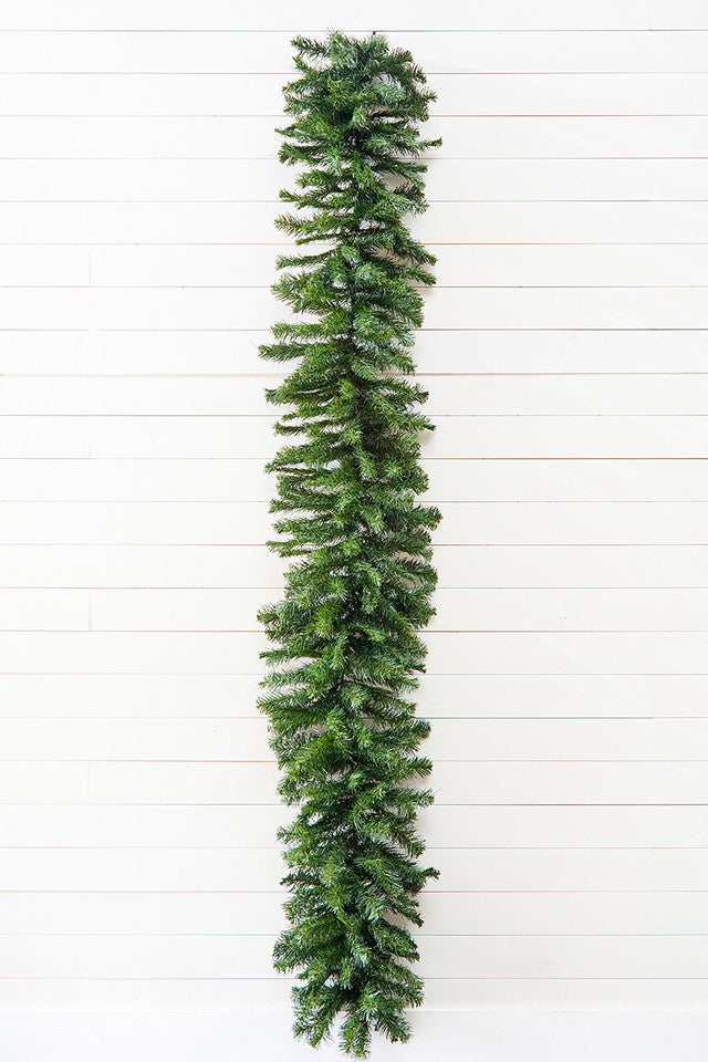 9' x 18" Majestic Pine Garland Full, Lifelike Artificial Pine Garland for Holiday & Seasonal Decor