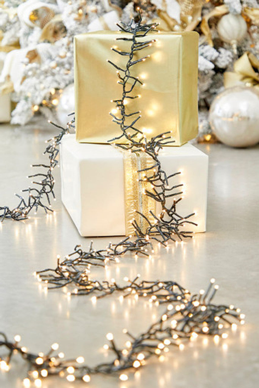 53 Foot Platinum Elite Cluster Lights 1560L Warm White