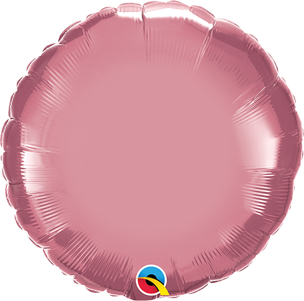 18 inch CIRCLE - CHROME MAUVE | USA Decoration®