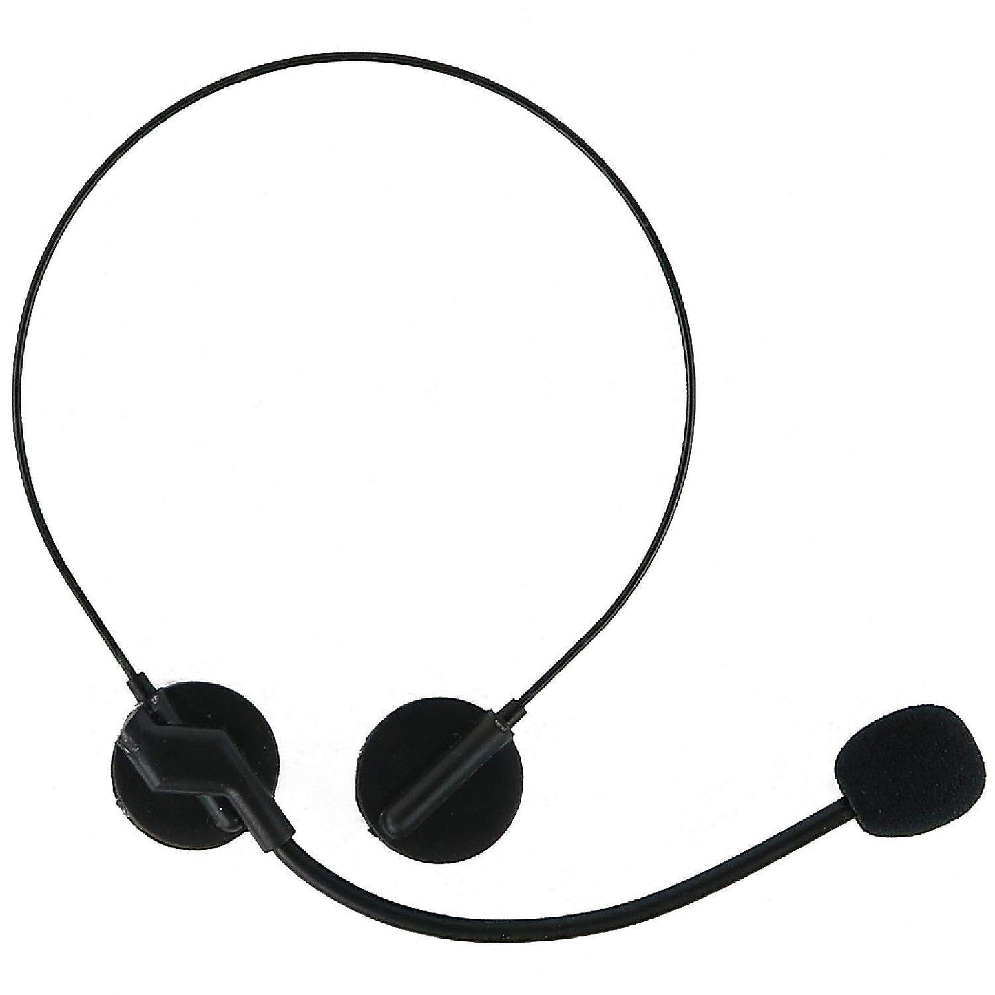Rockstar Costume Accessories Headset - Fake Rock Star MJ Singer Microphone and Headphones Costume Accessory Prop Black | USA Decoration®