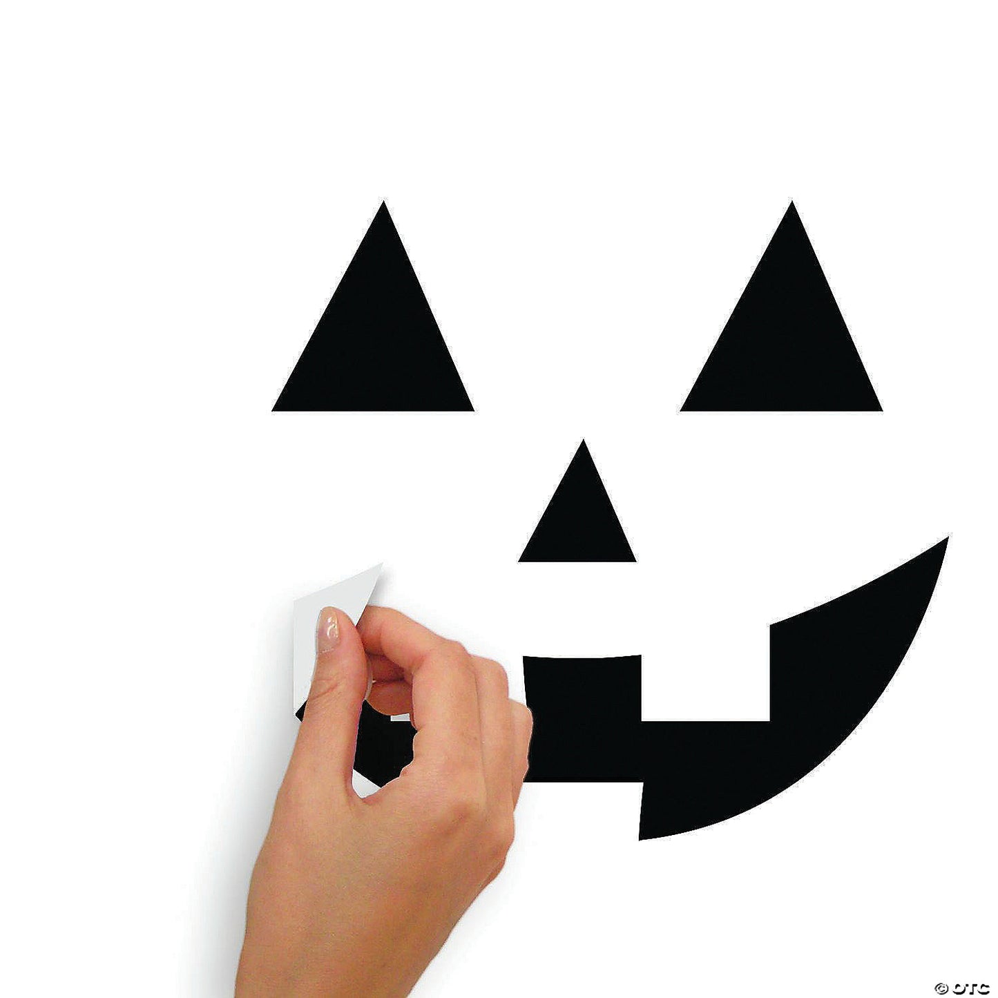 Roommates Halloween Pumpkin Faces Glow In The Dark Peel And Stick Wall Decals | USA Decoration®
