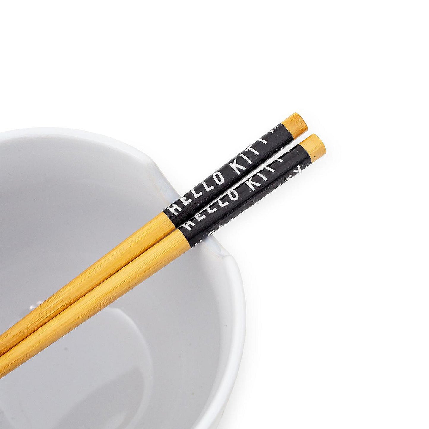 Sanrio Hello Kitty Pumpkin Boo 20-Ounce Ceramic Ramen Bowl and Chopstick Set | USA Decoration®