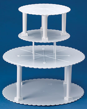 Scalloped Plate System - Plates White
