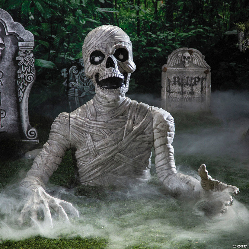38 1/2" x 35" Groundbreaker Reaching Mummy Halloween Decoration | USA Decoration®
