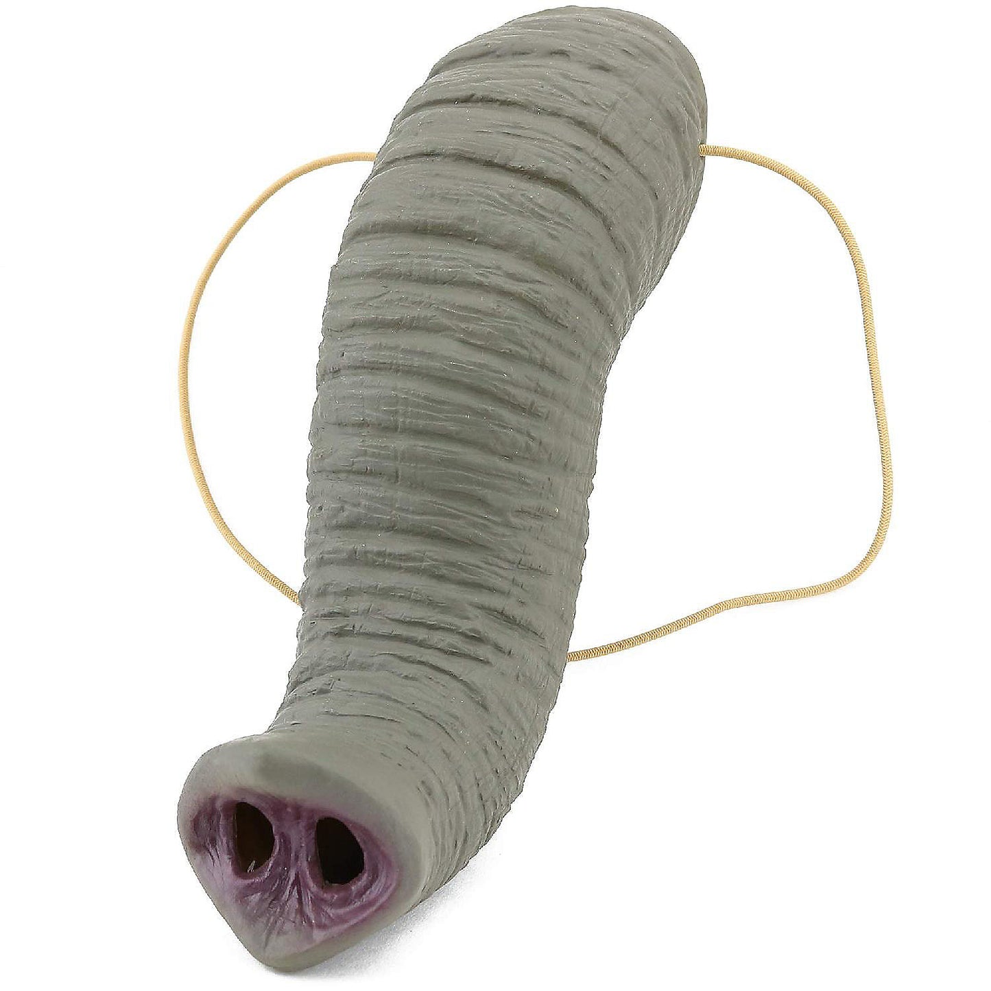 Skeleteen Elephant Nose Costume Accessory - Pretend Play Animal Elephant Noses for Adults and Kids Gray