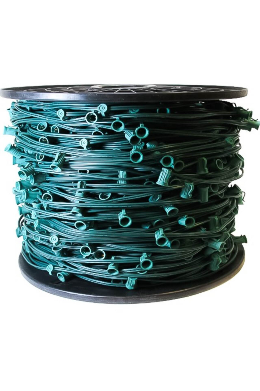 C9 Socket Cord - 1000' 12" Spacing