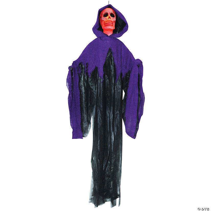 5 Ft. Fire And Ice Hanging Reaper Halloween Decoration | USA Decoration®