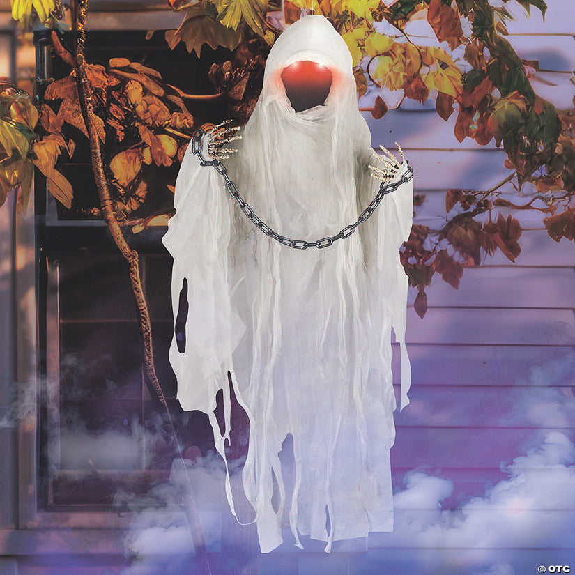 37" Faceless Spectre in Chains Halloween Decoration | USA Decoration®