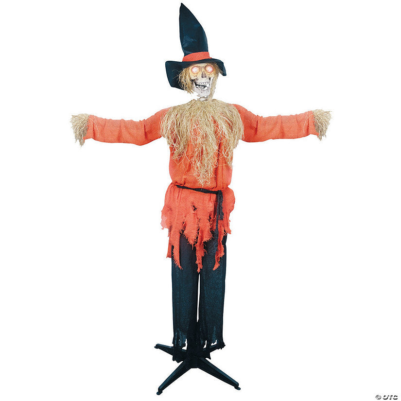 72" Animated Standing Scarecrow Halloween Decoration | USA Decoration®