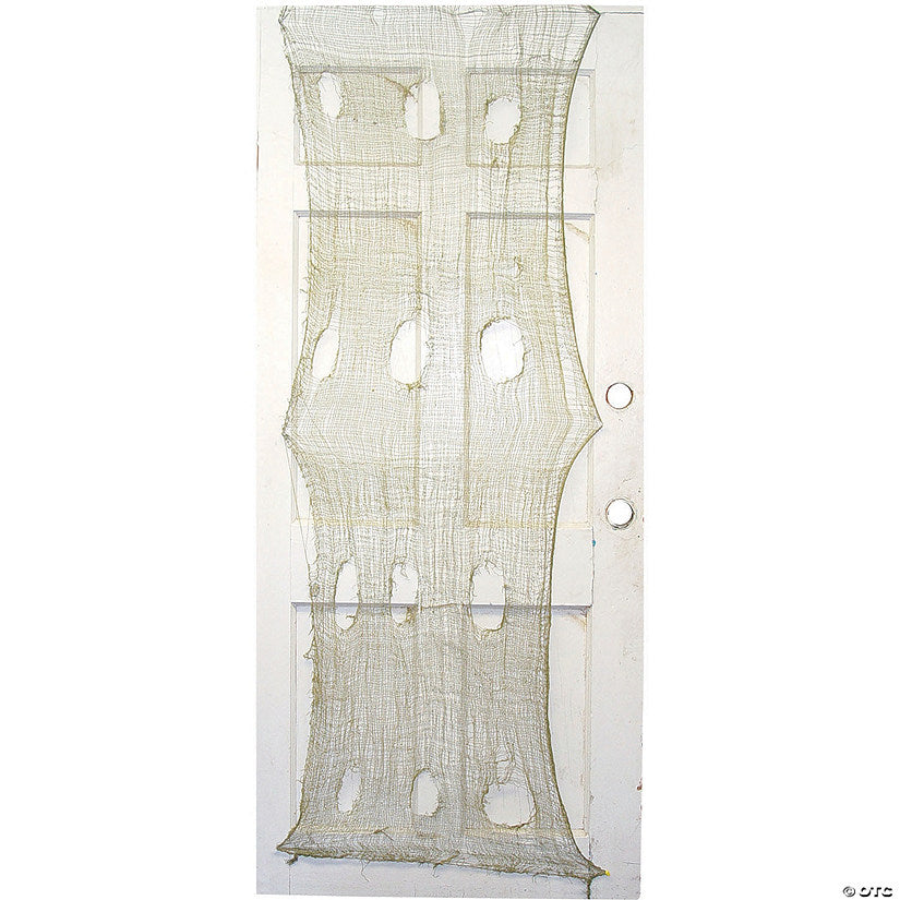 60" x 30" Green Creepy Door Cloth Polyester Halloween Decoration | USA Decoration®