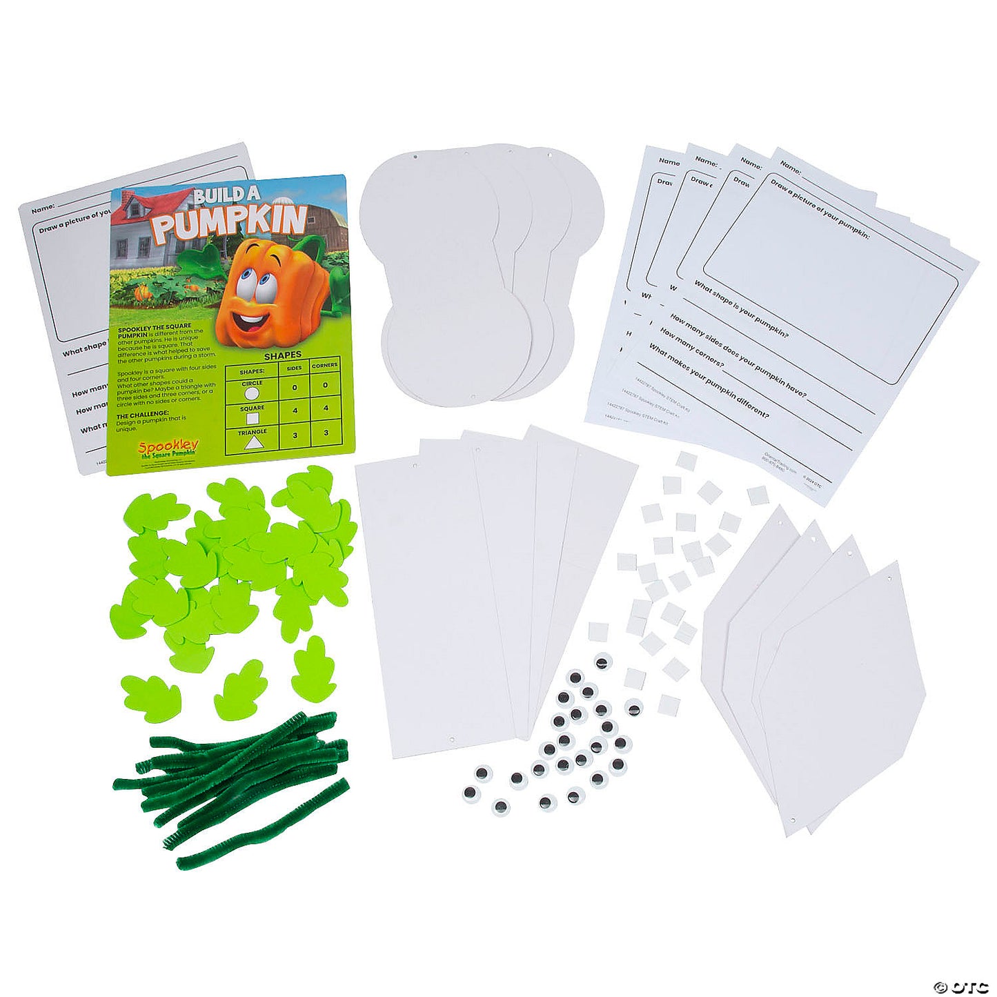 STEM Spookley the Square Pumpkin™ Learning Activity Kit - Makes 12 | USA Decoration®