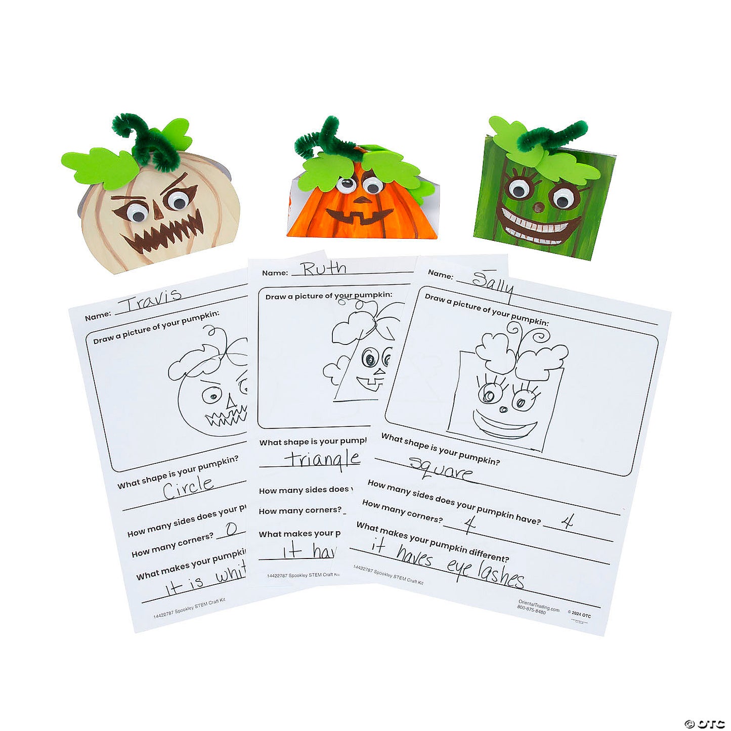 STEM Spookley the Square Pumpkin™ Learning Activity Kit - Makes 12 | USA Decoration®