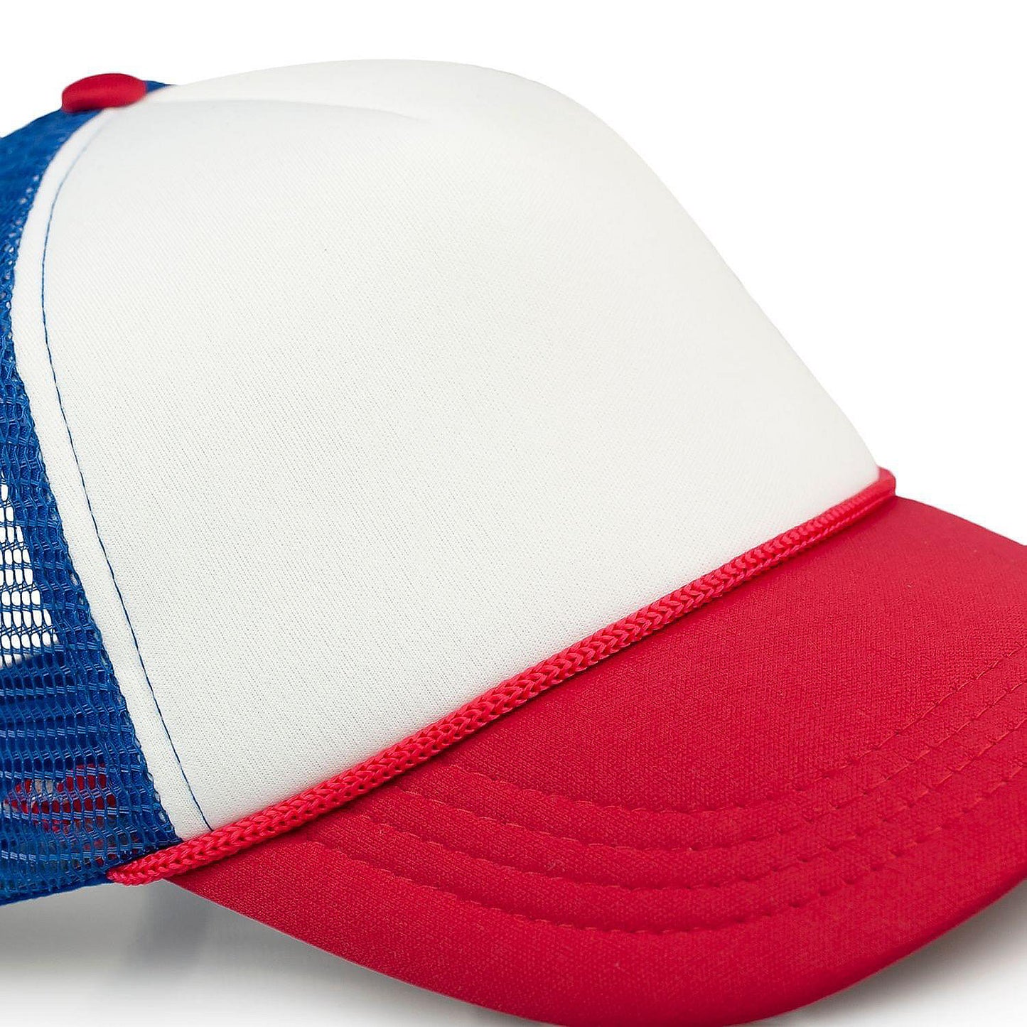 Stranger Things Mesh Red White Blue Vintage Mesh Trucker Cap | USA Decoration®
