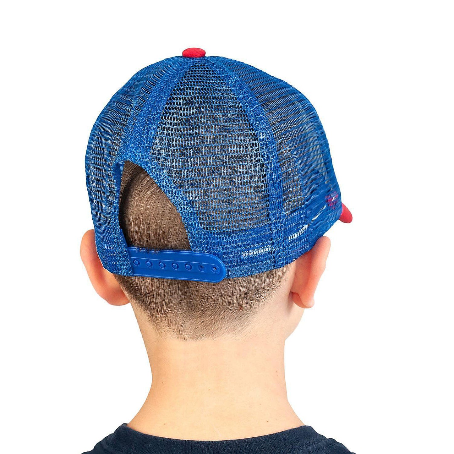 Stranger Things Mesh Red White Blue Vintage Mesh Trucker Cap | USA Decoration®