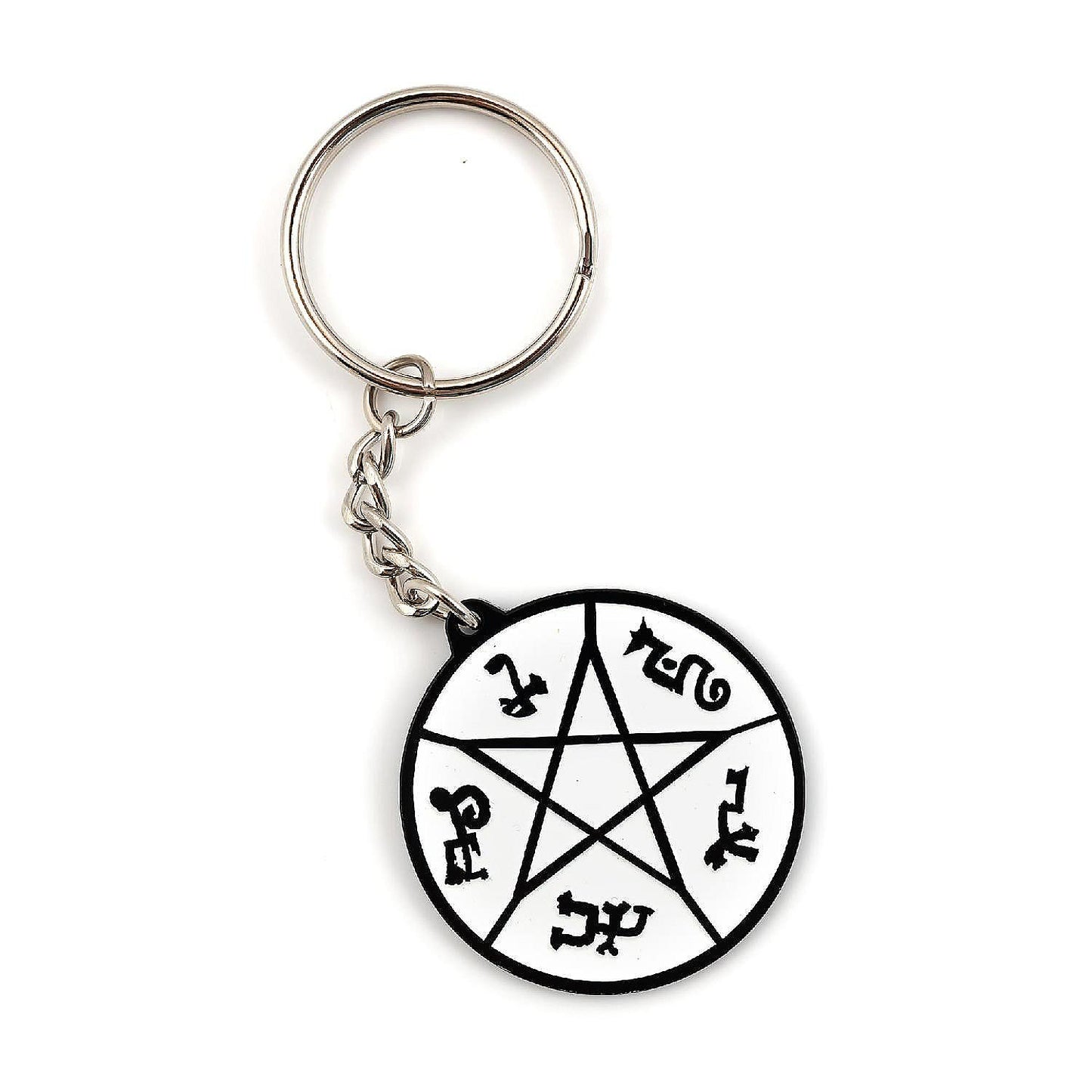 Supernatural Devil's Trap Soft Enamel/Metal Key Chain