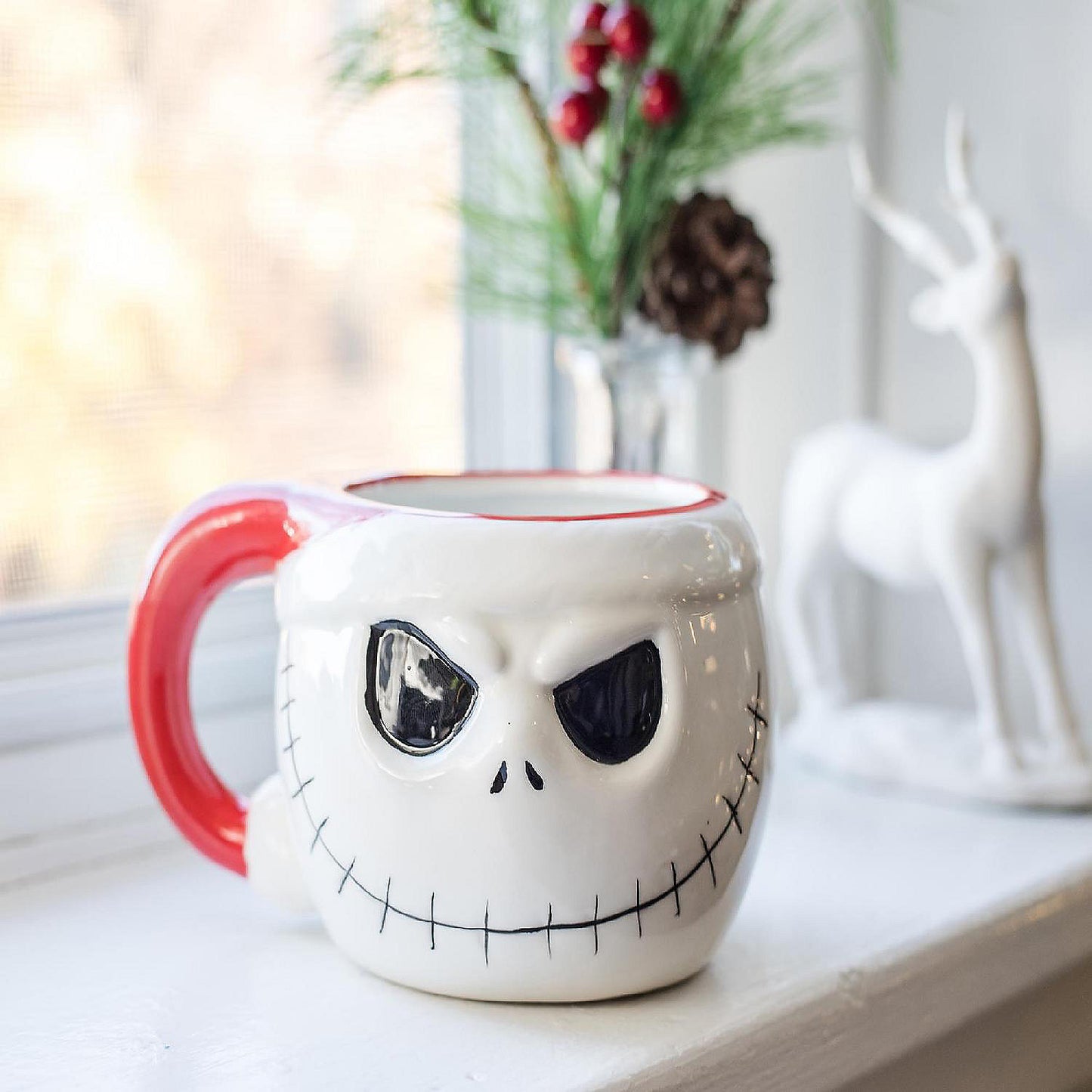 The Nightmare Before Christmas Santa Jack Skellington 3D Coffee Mug 20 Ounces | USA Decoration®