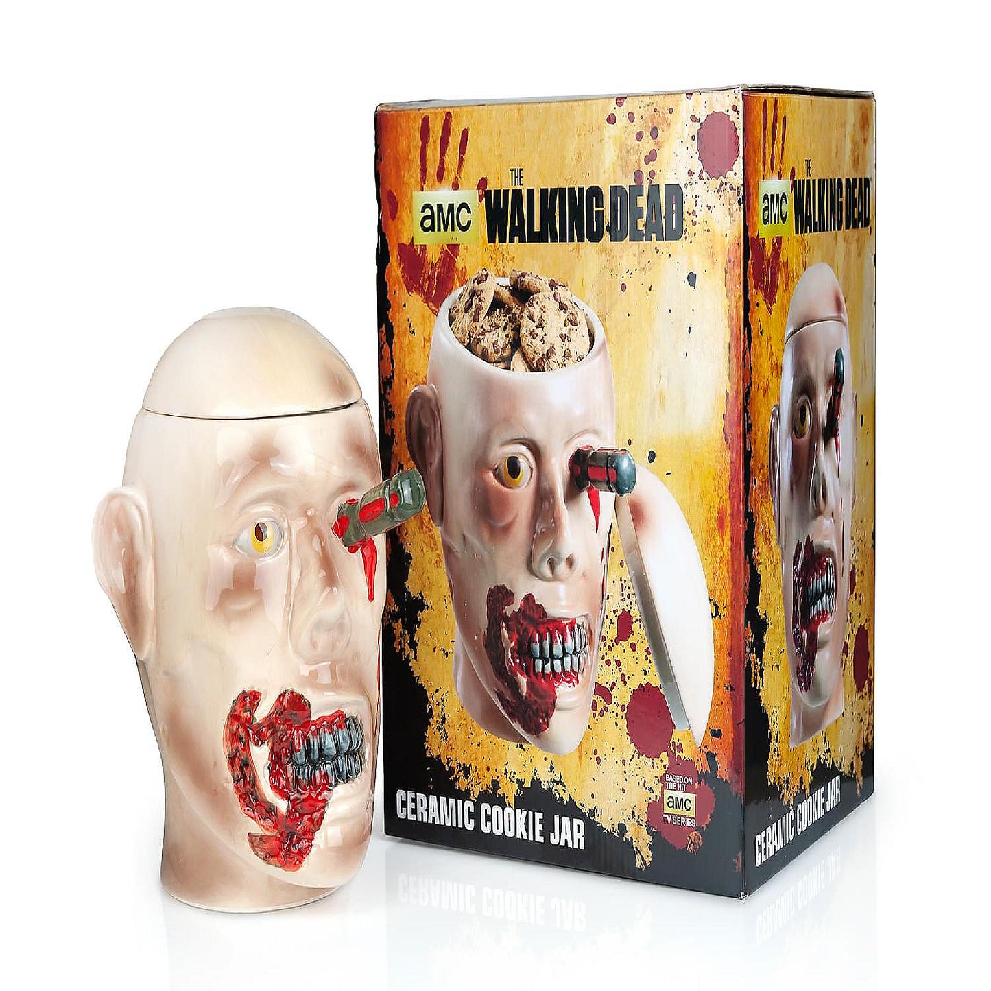 The Walking Dead Ceramic Cookie Jar - Featuring RV Walker | USA Decoration®