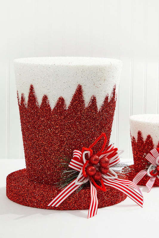 16” Styrofoam Hat Tree Topper Large DIY Christmas Tree Decoration for Customizing