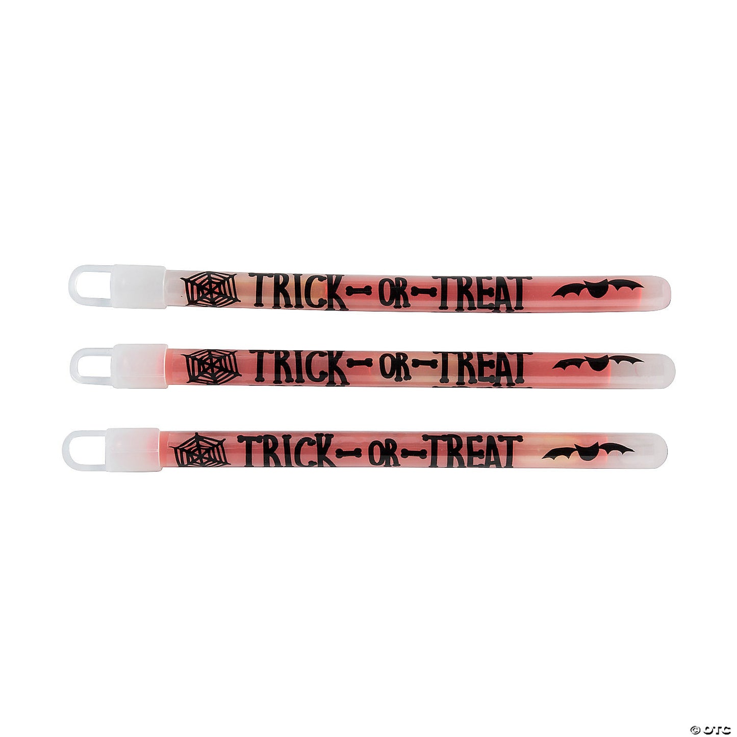 Trick-or-Treat Print Glow Sticks - 12 Pc. | USA Decoration®