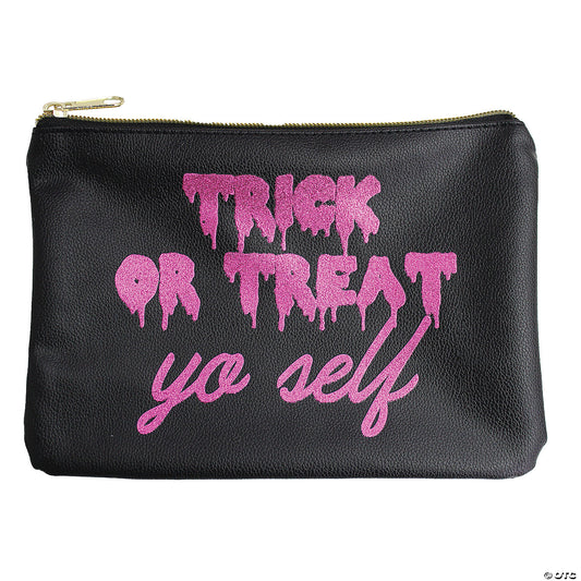 Trick or Treat Yo Self" Makeup Bag