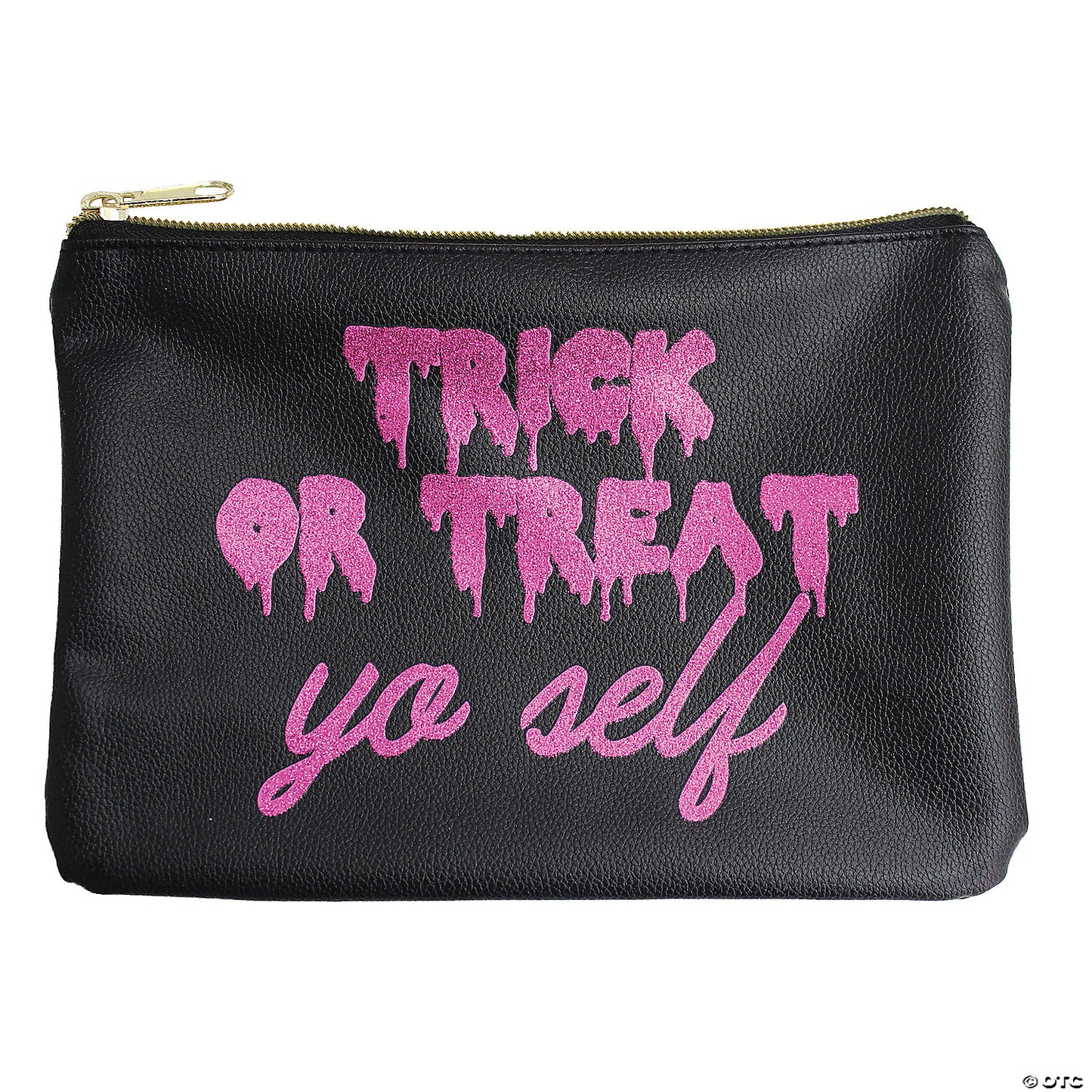 Trick or Treat Yo Self" Makeup Bag