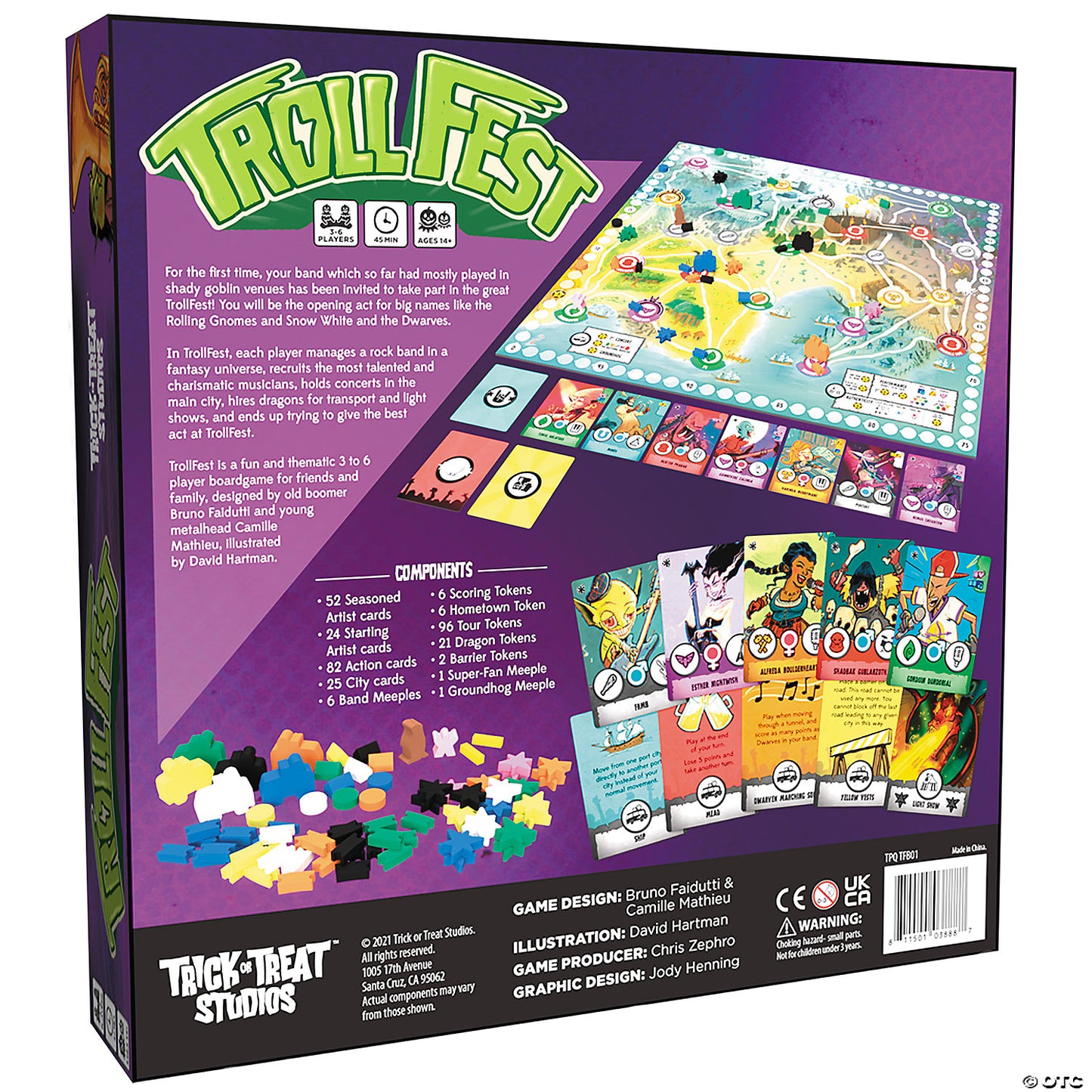 TrollFest Board Game for 3 to 6 Players | USA Decoration®