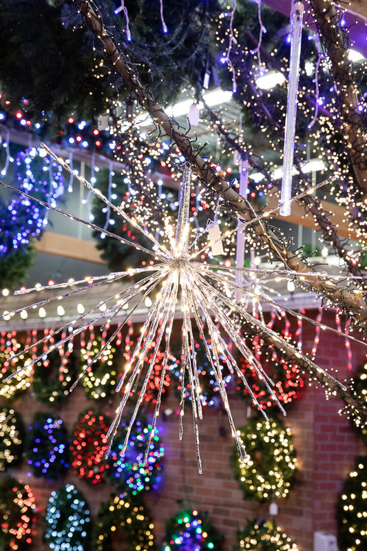 LED Umbrella Light Display 180 Lights Christmas Decoration