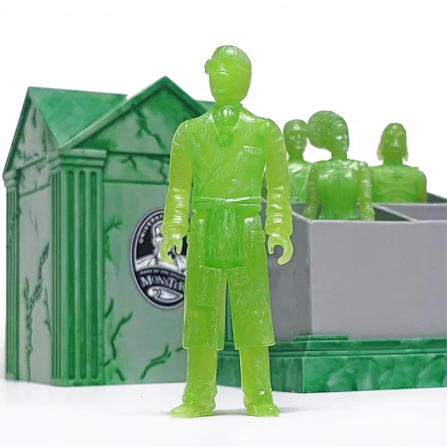 Universal Monsters Haunted Crypt (Glow In The Dark Edition) ReAction Figure Set | USA Decoration®