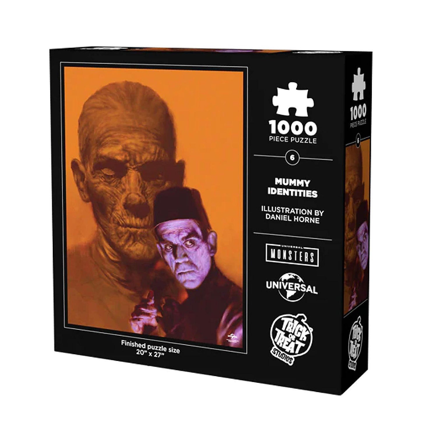 Universal Monsters Mummy Identities 1000 Piece Jigsaw Puzzle | USA Decoration®