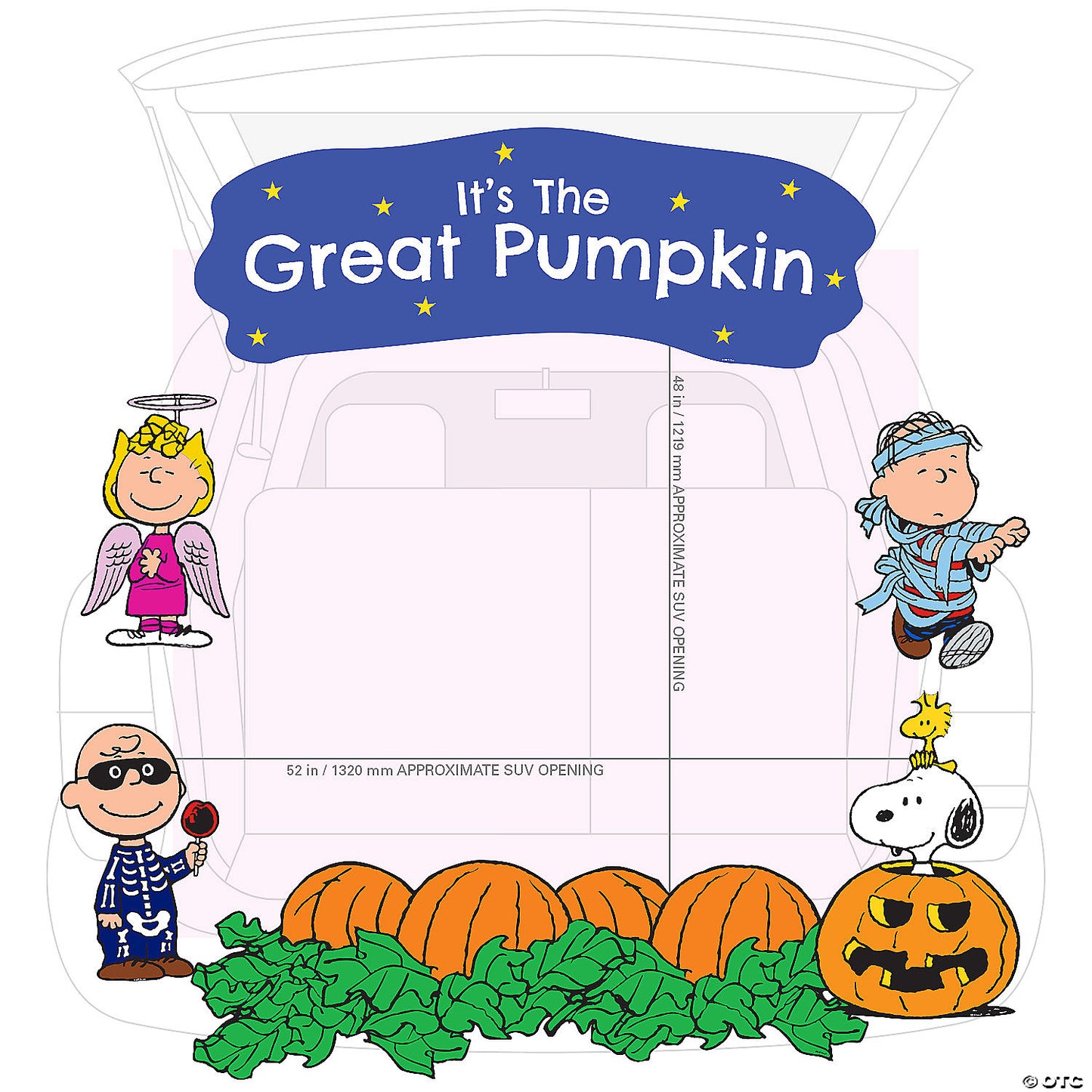 Value Peanuts It’s the Great Pumpkin Trunk-or-Treat Decorating Kit - 6 Pc. | USA Decoration®