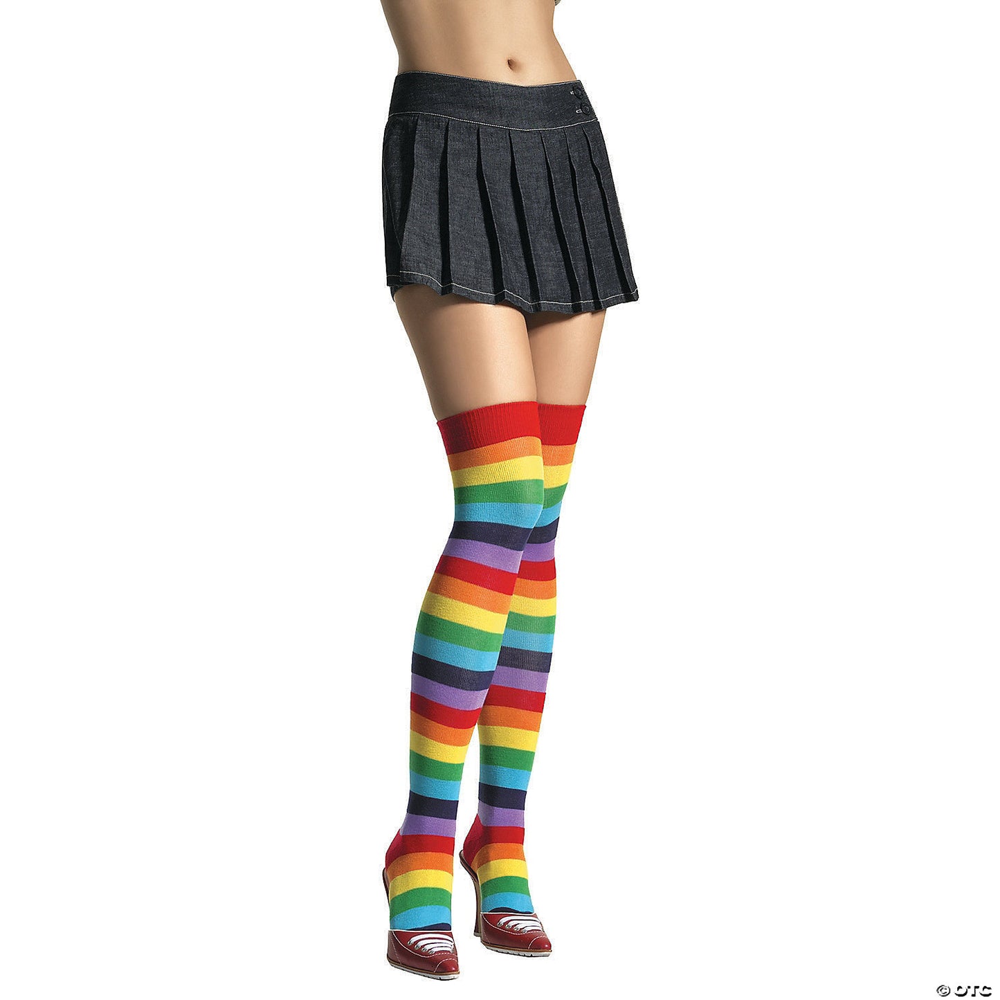 Women's Rainbow Thigh-High Stockings | USA Decoration®